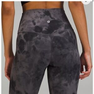 lululemon Align High-Rise Pant 28” Diamond Dye Pitch Grey Graphite Grey